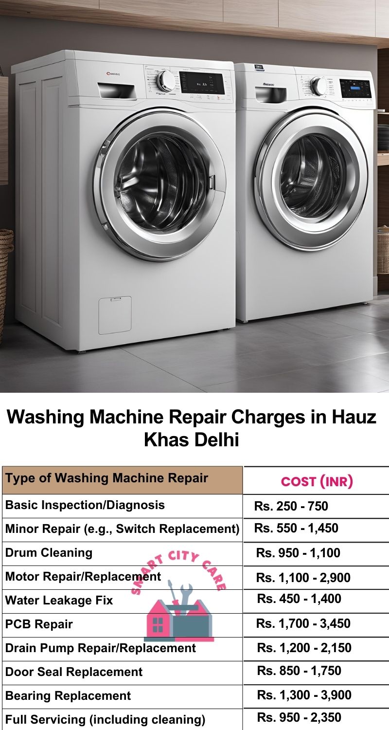 Washing Machine Repair Services Charges in  Hauz Khas ,Delhi 