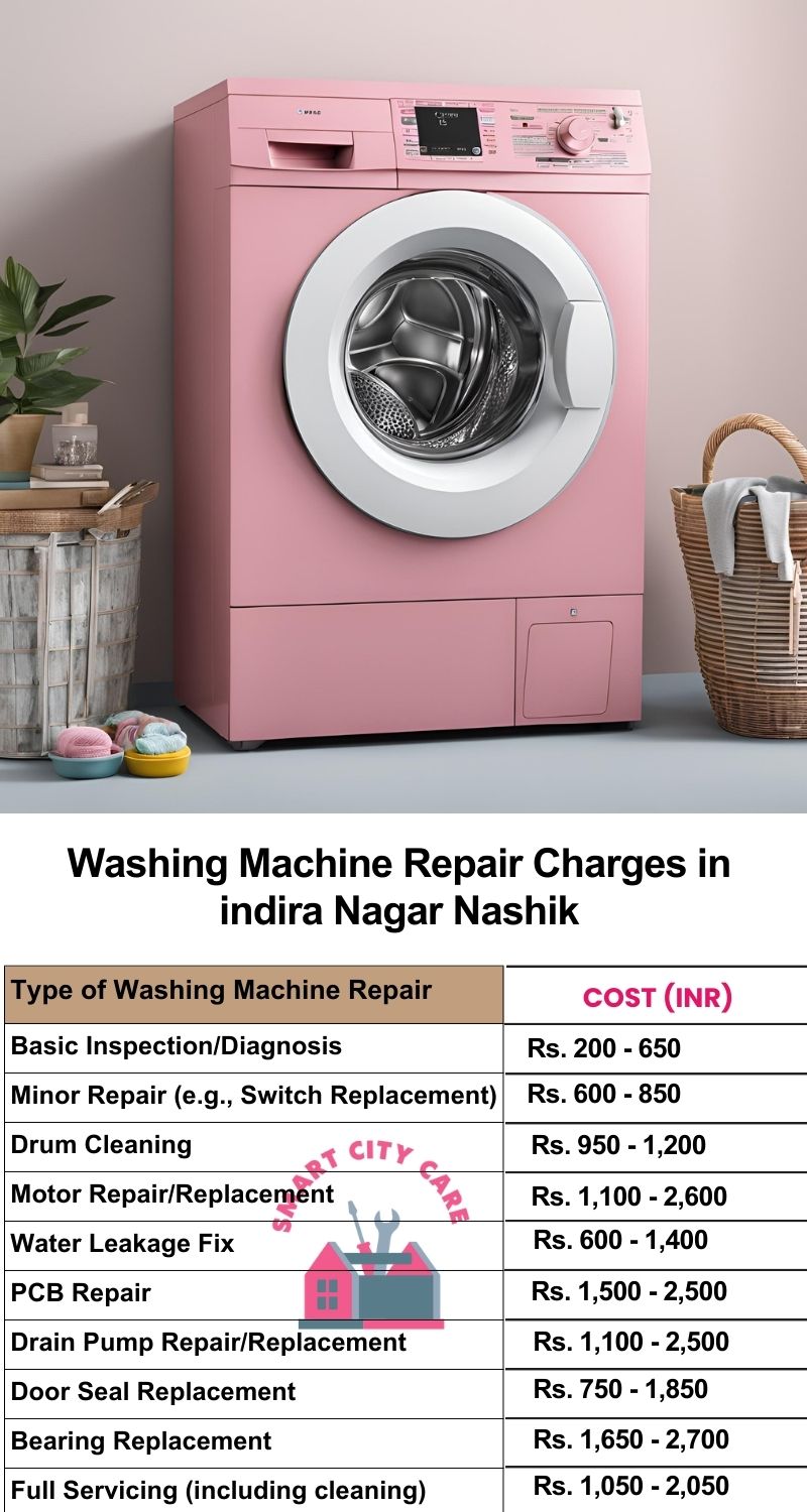 Washing Machine Repair Services Charges in  Indira Nagar ,Nashik 