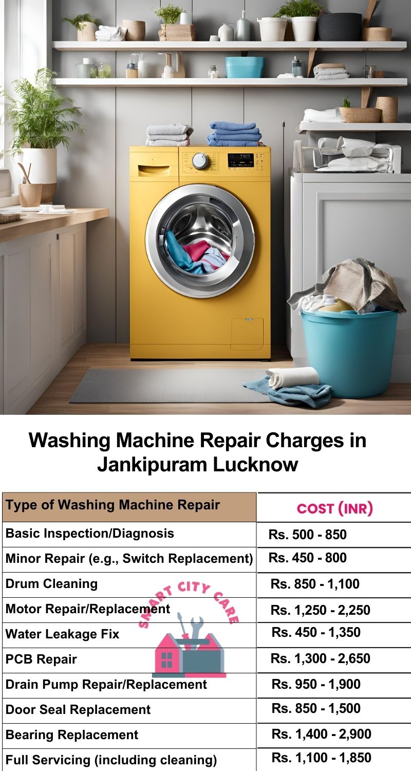Washing Machine Repair Services Charges in Jankipuram ,Lucknow
