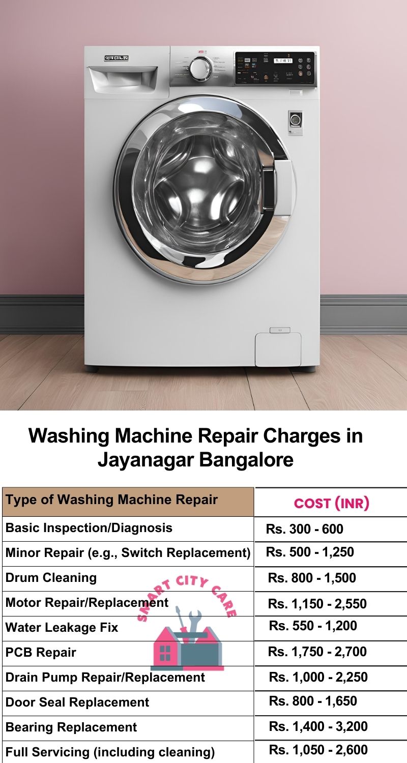 Washing Machine Repair Services Charges in  Jayanagar ,Bangalore 