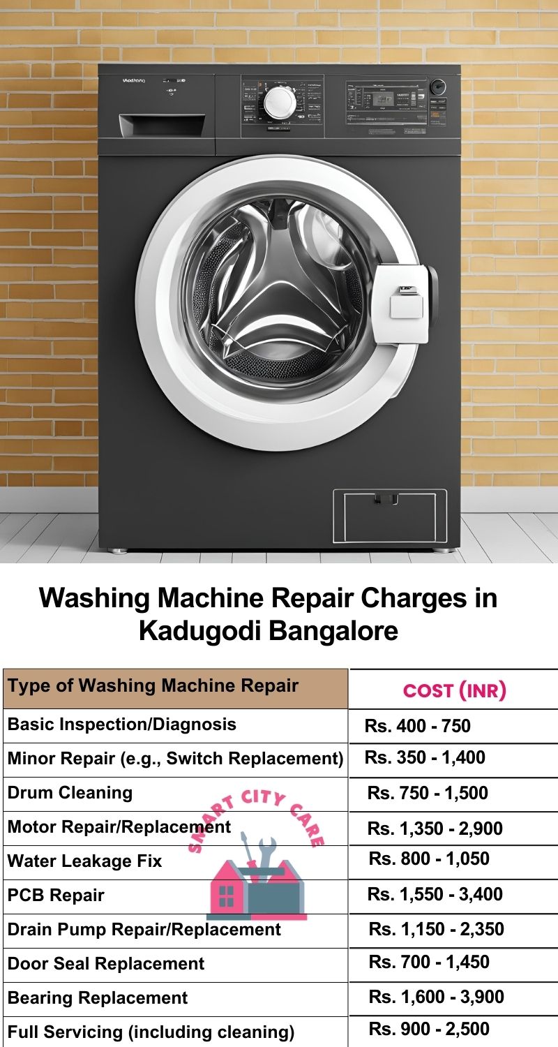 Washing Machine Repair Services Charges in  Kadugodi ,Bangalore 