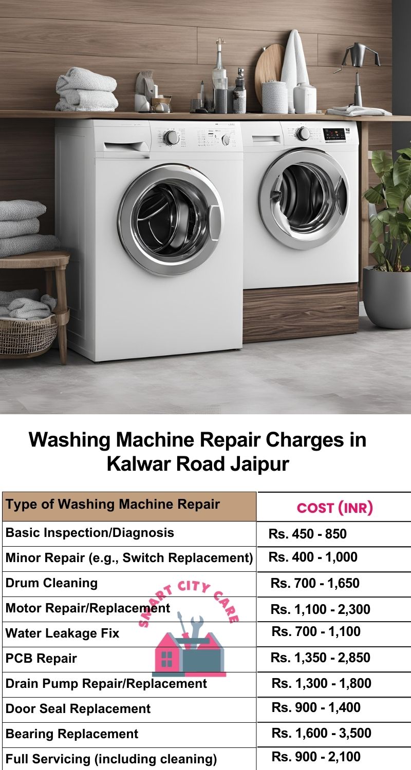 Washing Machine Repair Services Charges in Kalwar Road ,Jaipur