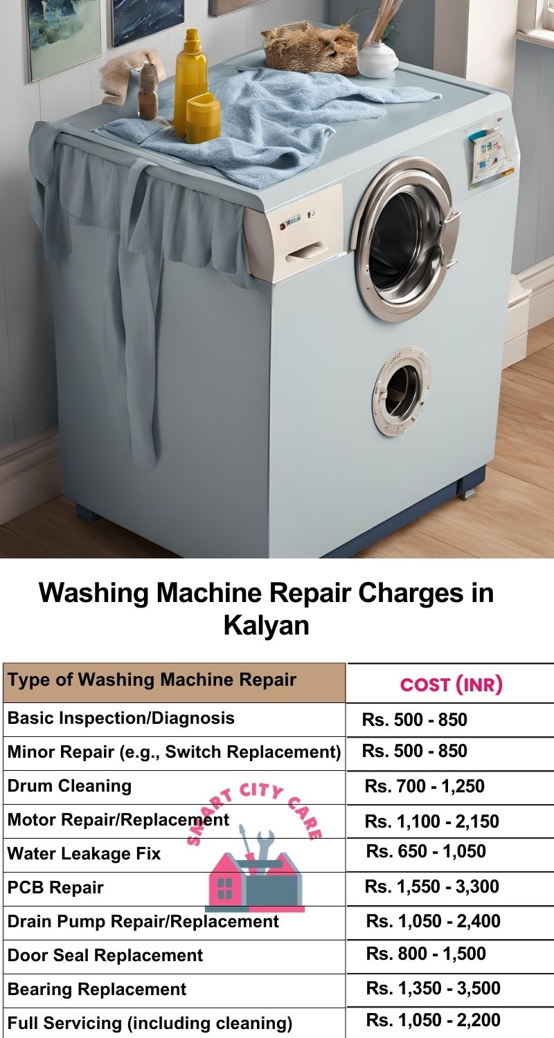 Washing Machine Repair Services Charges in Kalyan