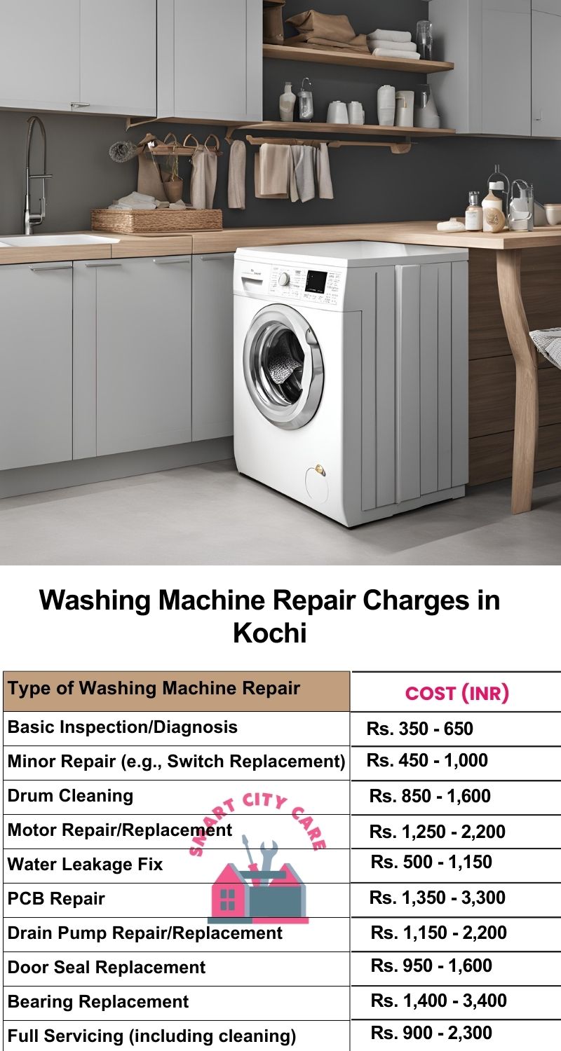 Washing Machine Repair Services Charges in Kochi