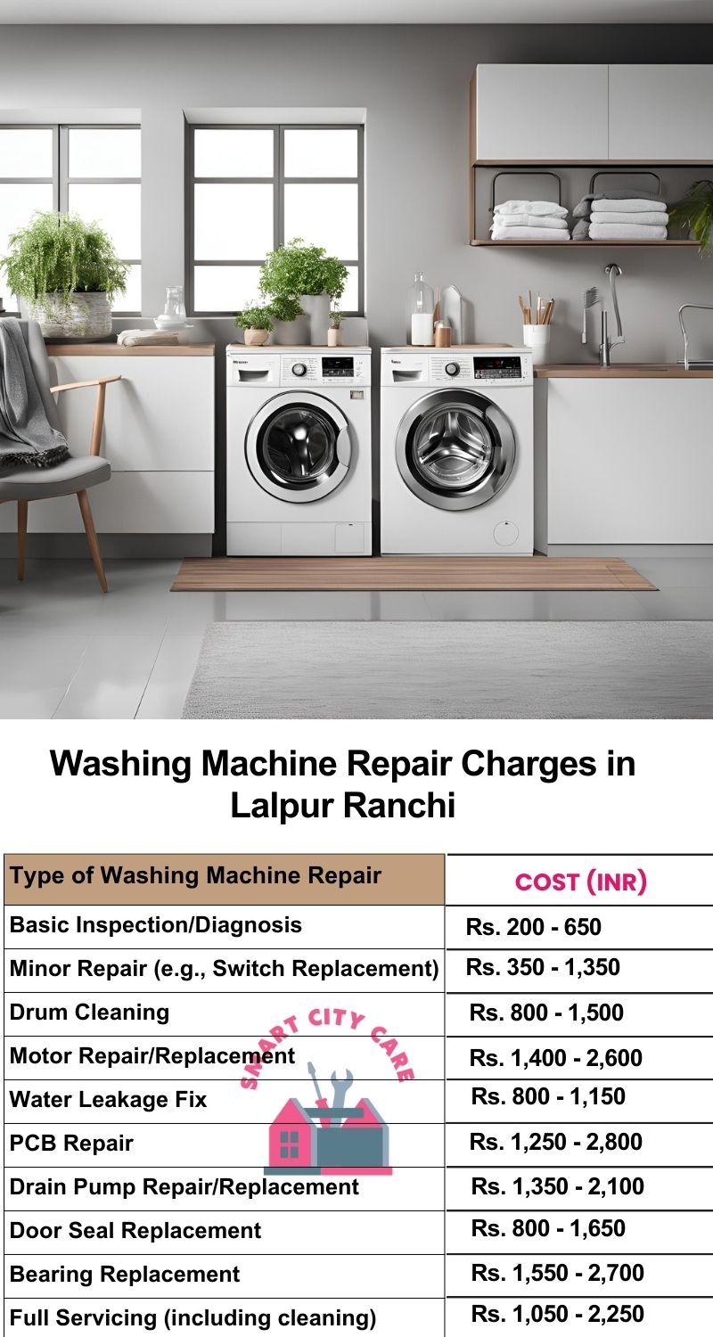 Washing Machine Repair Services Charges in  Lalpur ,Ranchi 