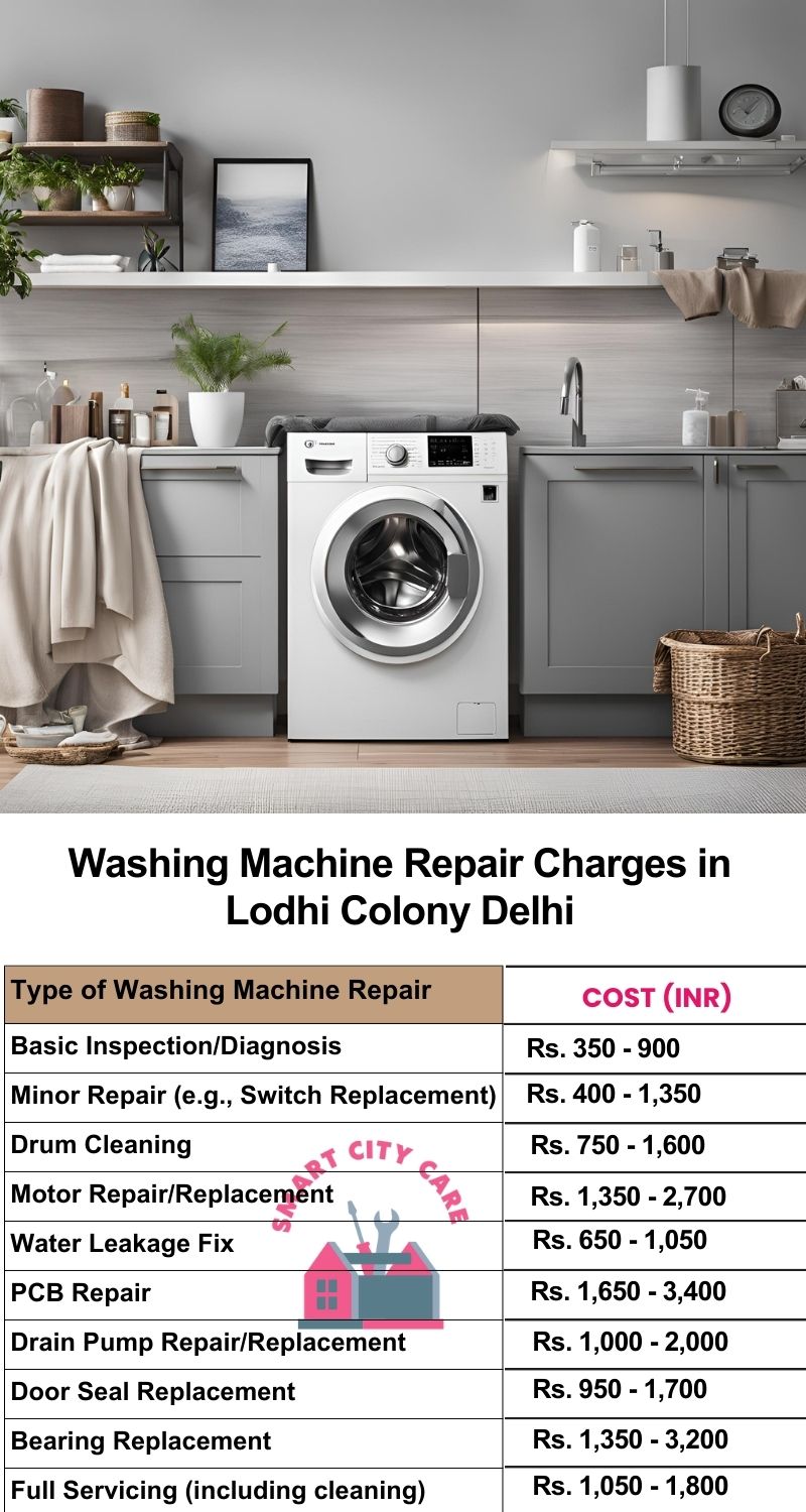 Washing Machine Repair Services Charges in  Lodhi Colony ,Delhi 