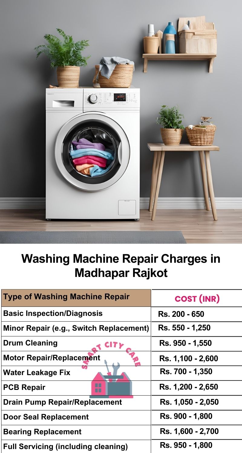 Washing Machine Repair Services Charges in  Madhapar ,Rajkot 