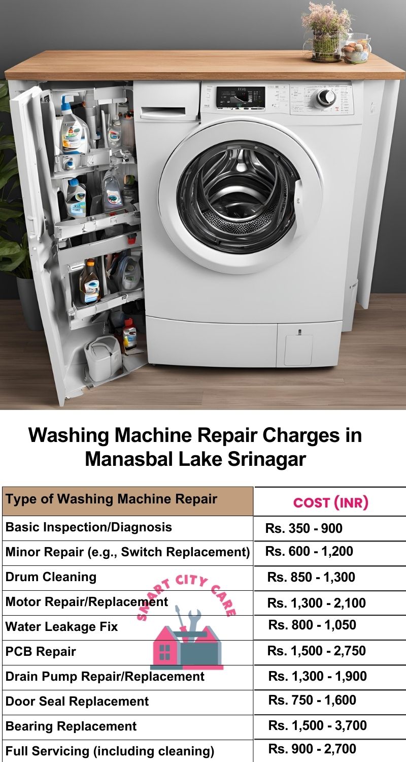 Washing Machine Repair Services Charges in  Manasbal Lake ,Srinagar 