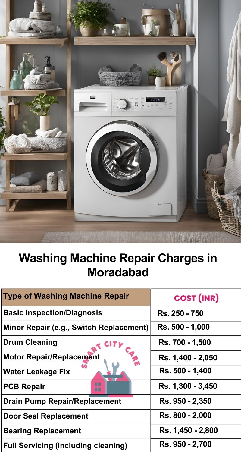 Washing Machine Repair Services Charges in Moradabad