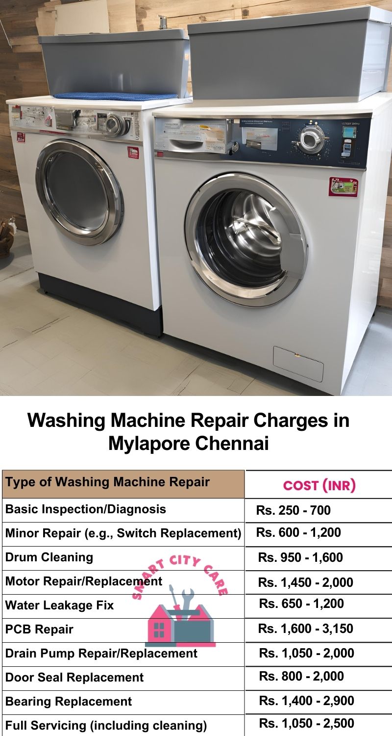 Washing Machine Repair Services Charges in  Mylapore ,Chennai 