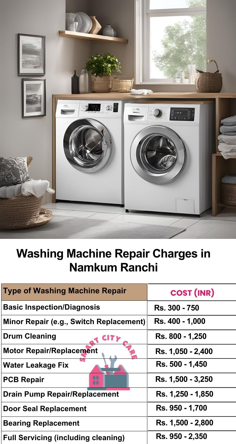 Washing Machine Repair Services Charges in  Namkum ,Ranchi 