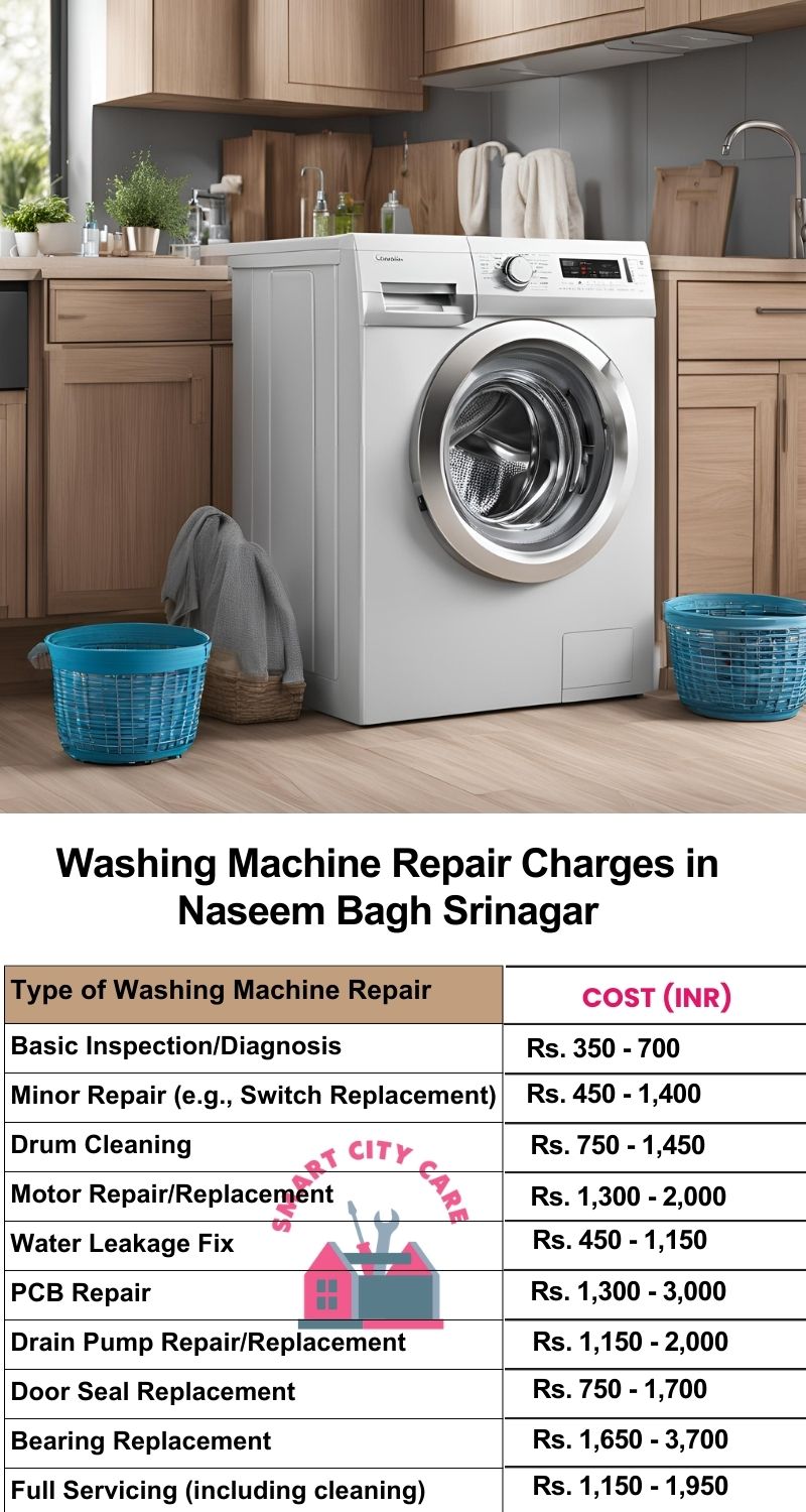 Washing Machine Repair Services Charges in  Naseem Bagh ,Srinagar 