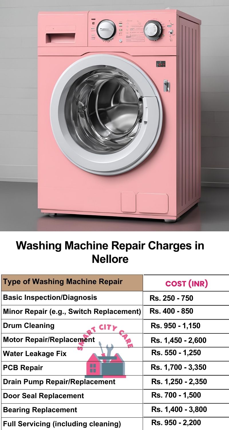 Washing Machine Repair Services Charges in Nellore