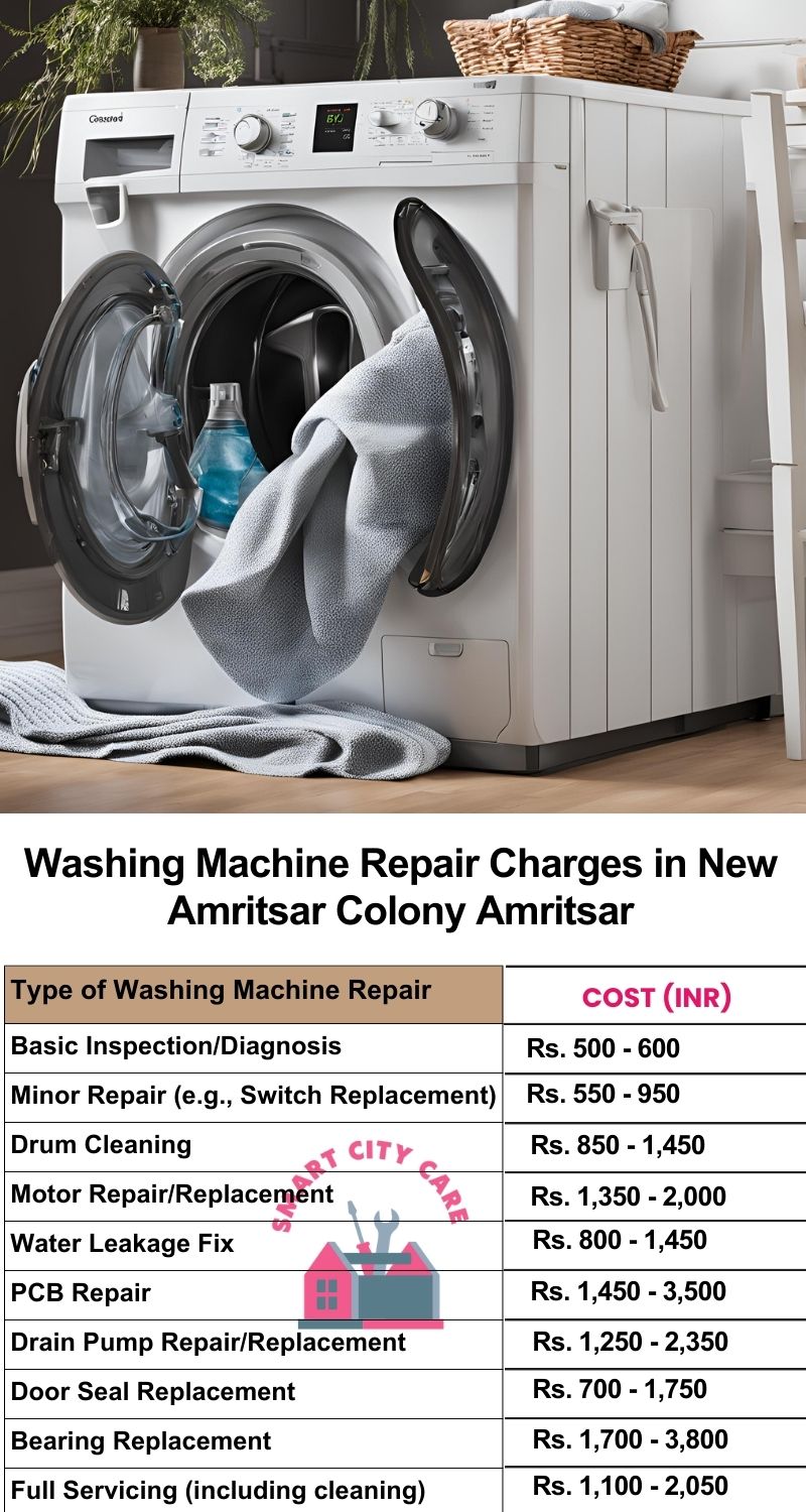 Washing Machine Repair Services Charges in  New Amritsar Colony ,Amritsar 