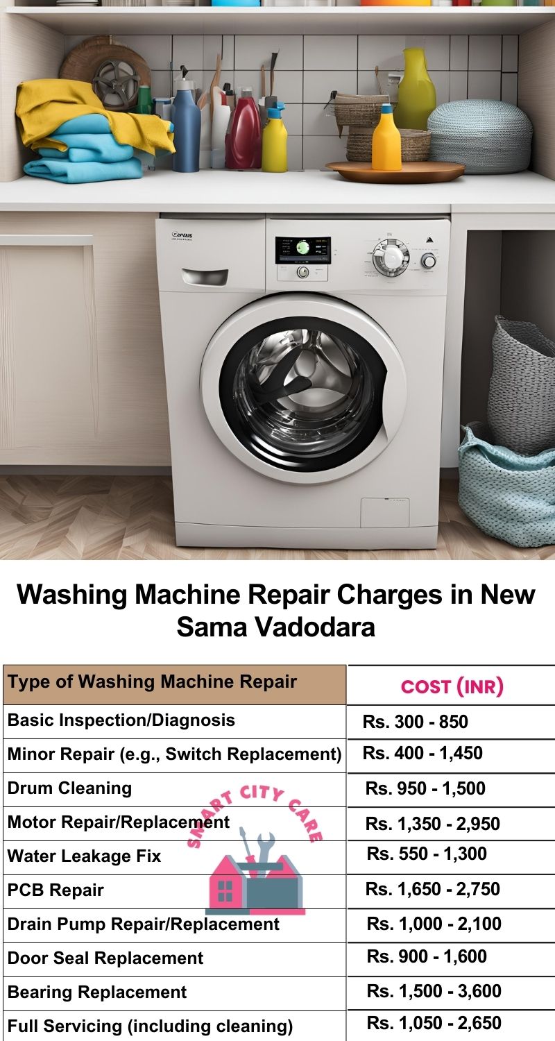 Washing Machine Repair Services Charges in  New Sama ,Vadodara 