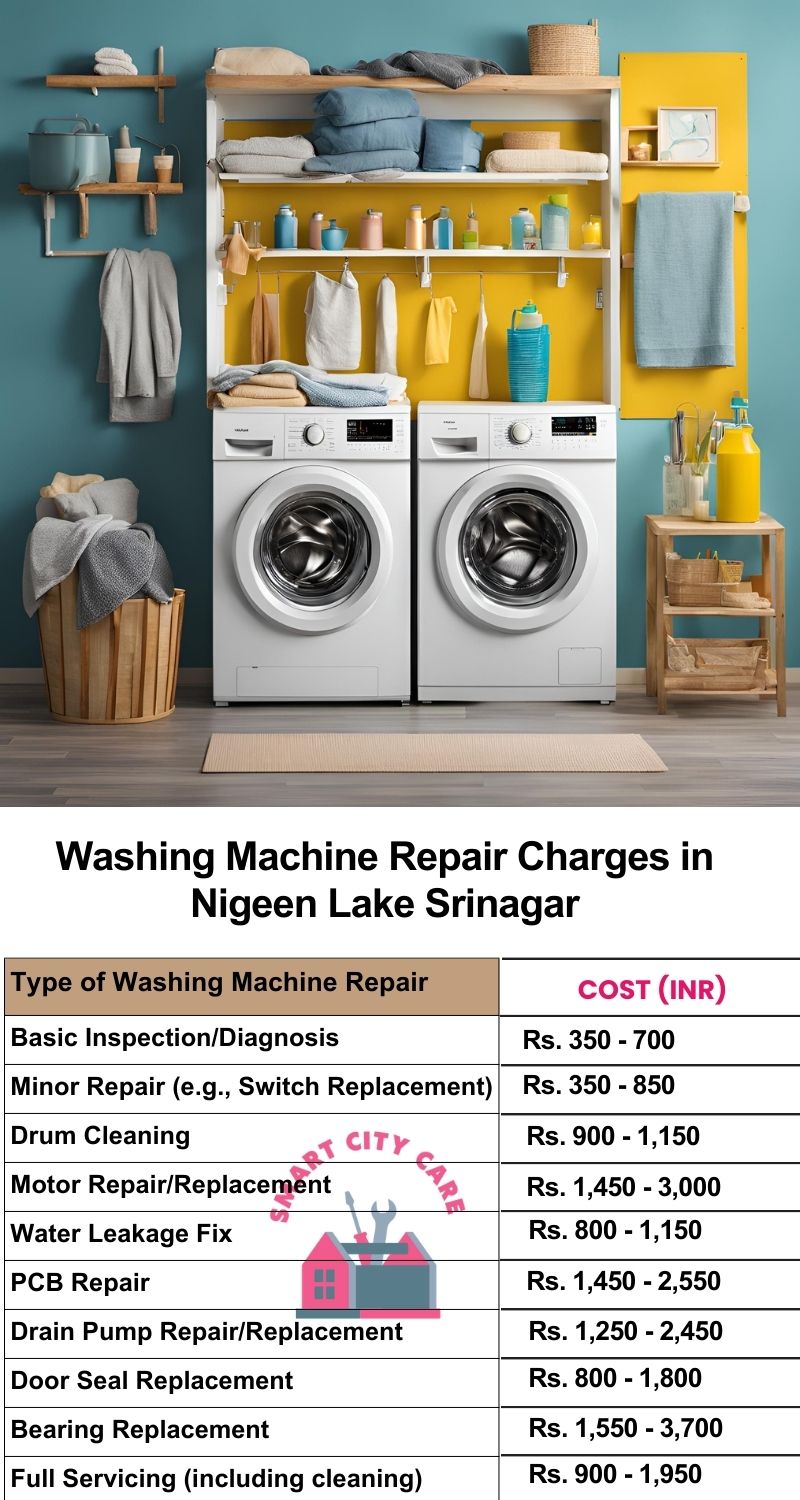 Washing Machine Repair Services Charges in  Nigeen Lake ,Srinagar 