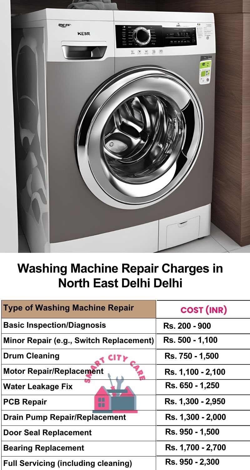 Washing Machine Repair Services Charges in  North East Delhi ,Delhi 