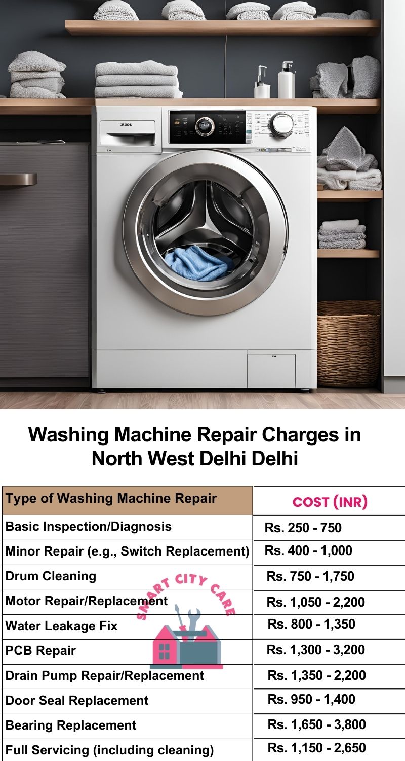 Washing Machine Repair Services Charges in  North West Delhi ,Delhi 