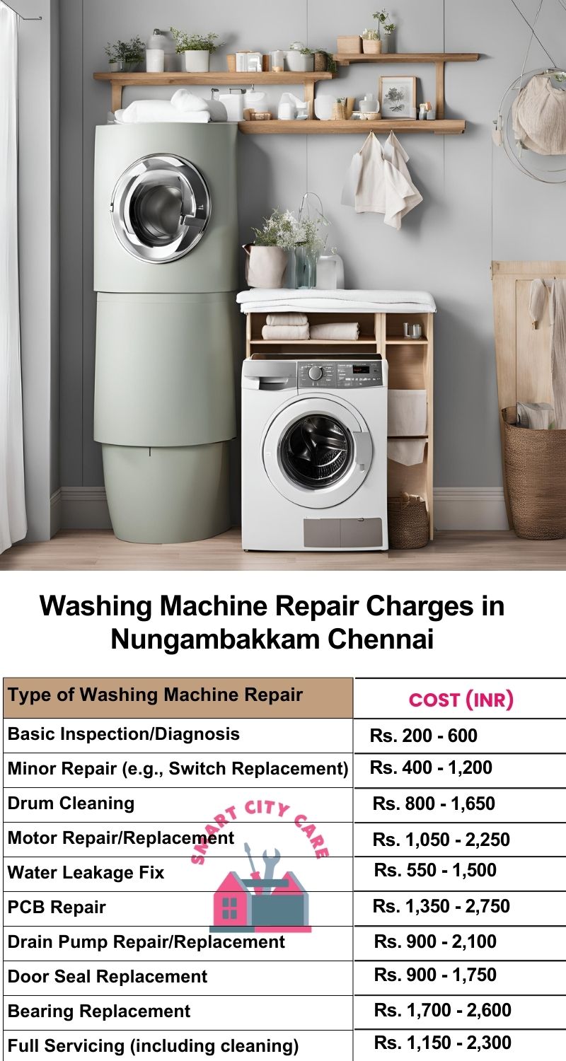 Washing Machine Repair Services Charges in  Nungambakkam ,Chennai 