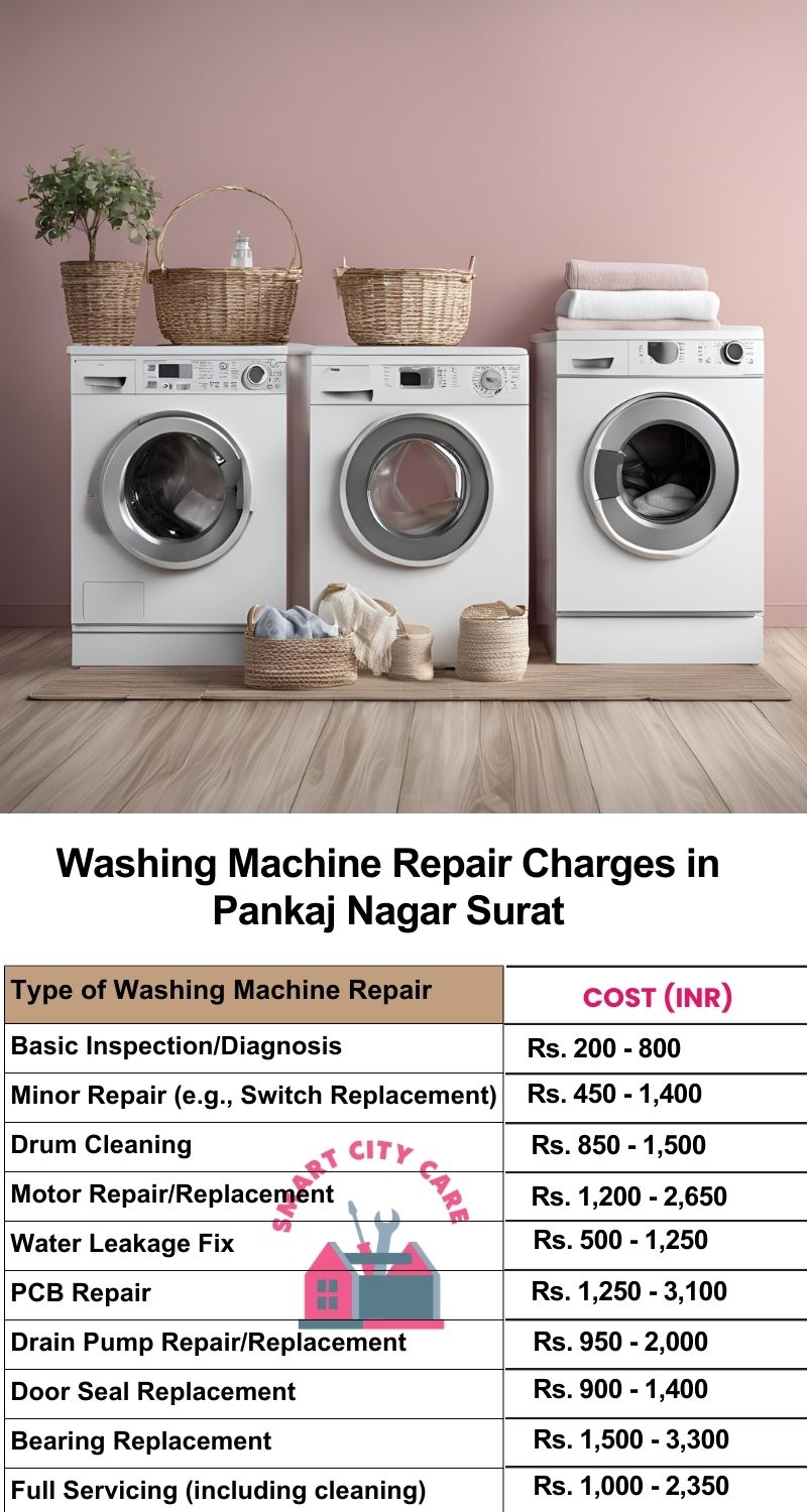 Washing Machine Repair Services Charges in  Pankaj Nagar ,Surat 