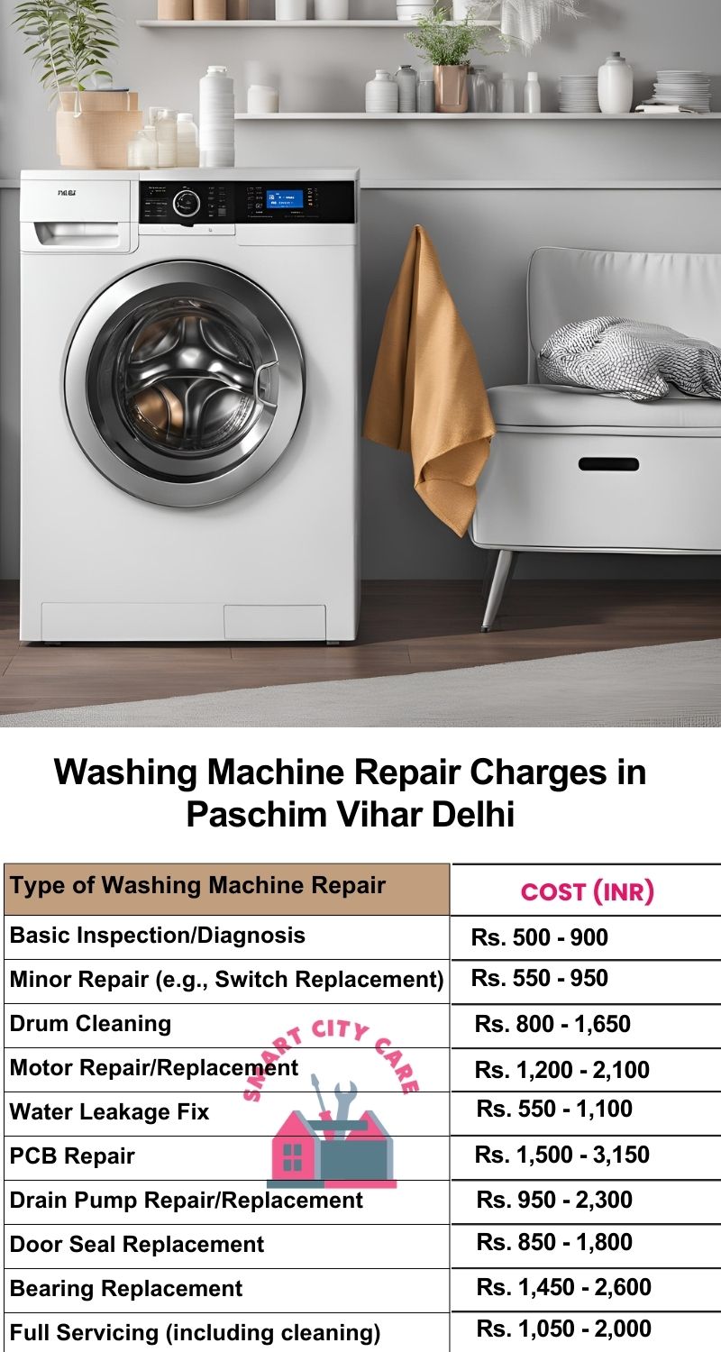 Washing Machine Repair Services Charges in  Paschim Vihar ,Delhi 