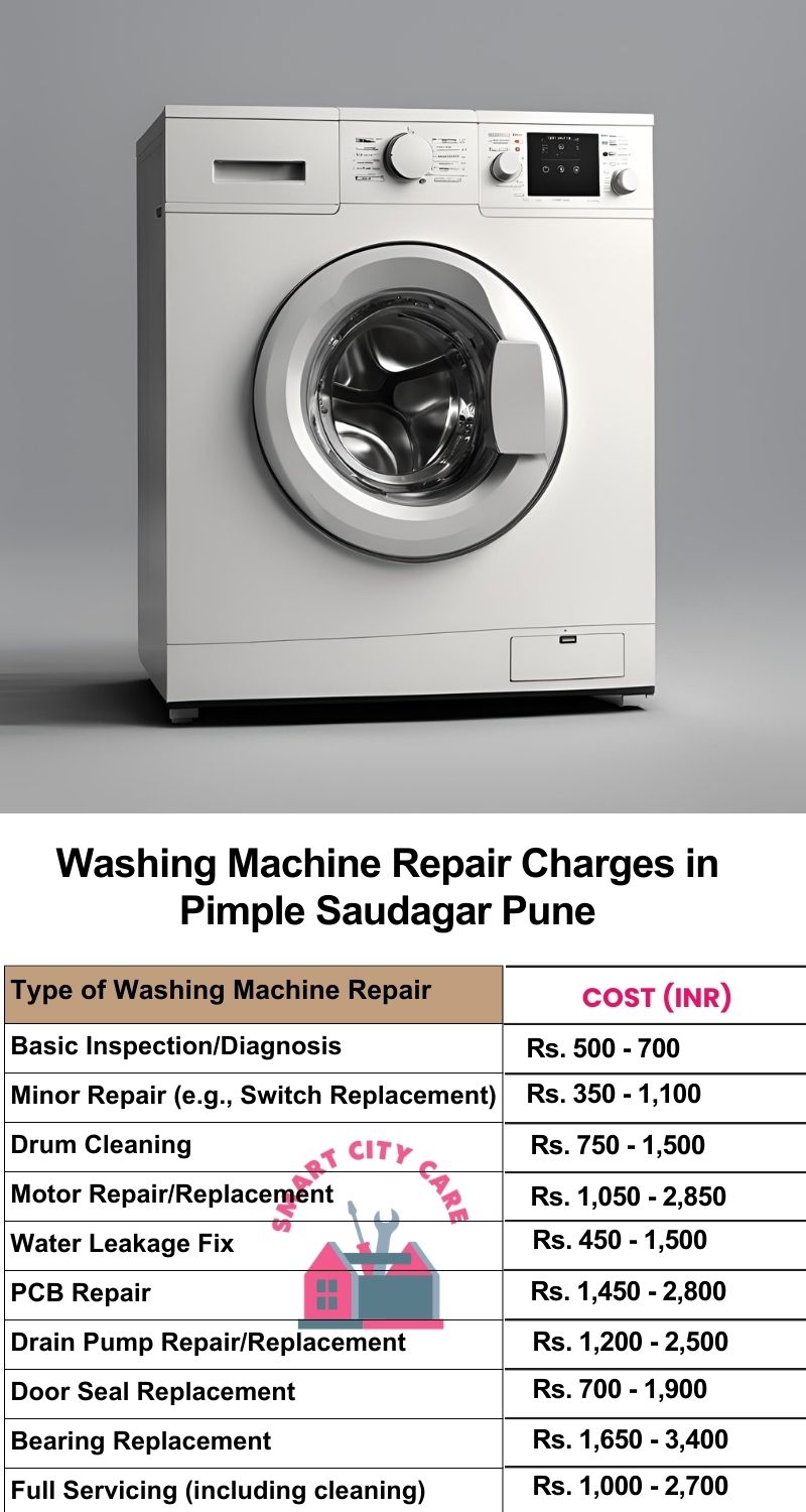 Washing Machine Repair Services Charges in Pimple Saudagar ,Pune