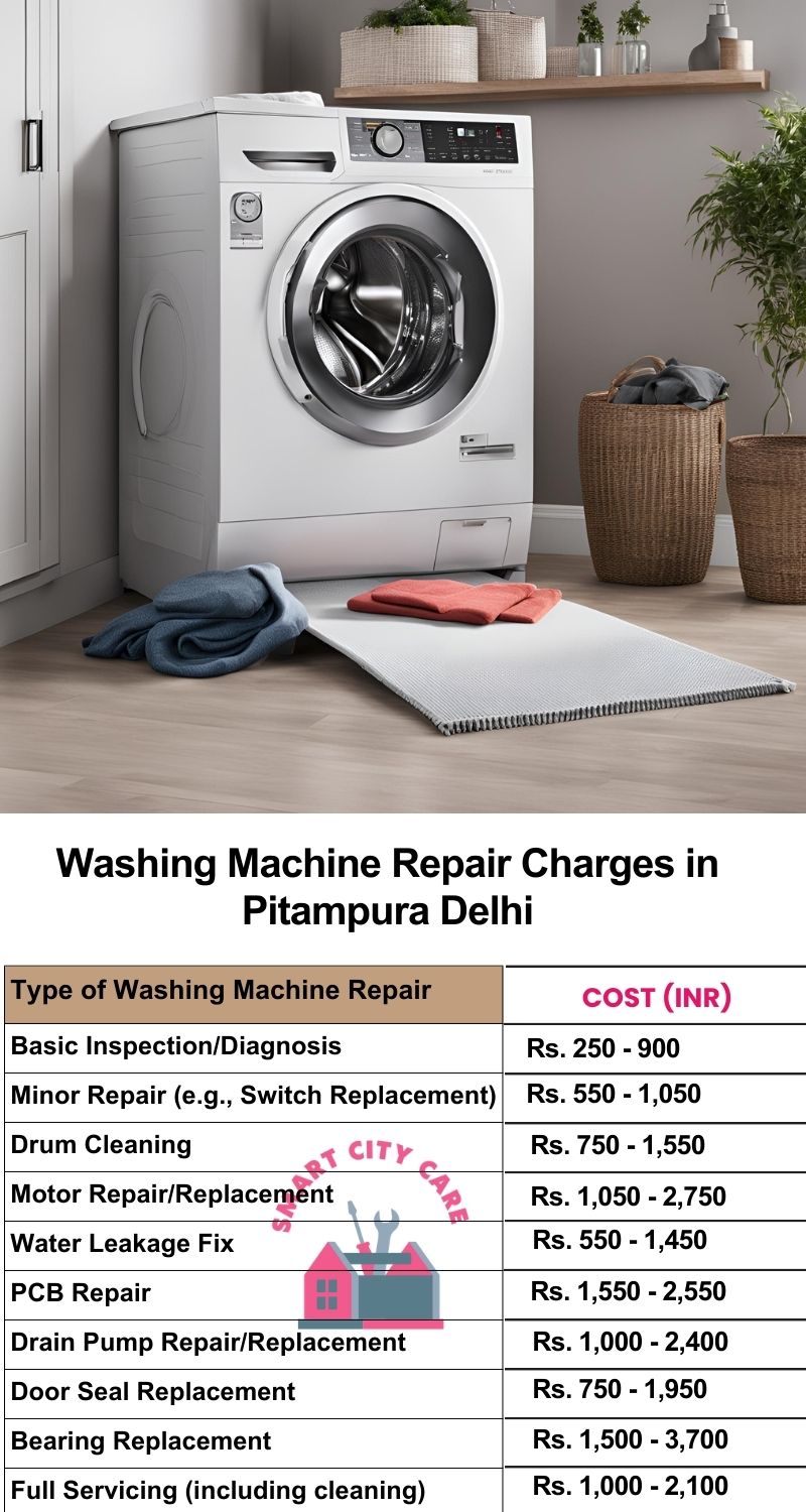 Washing Machine Repair Services Charges in  Pitampura ,Delhi 