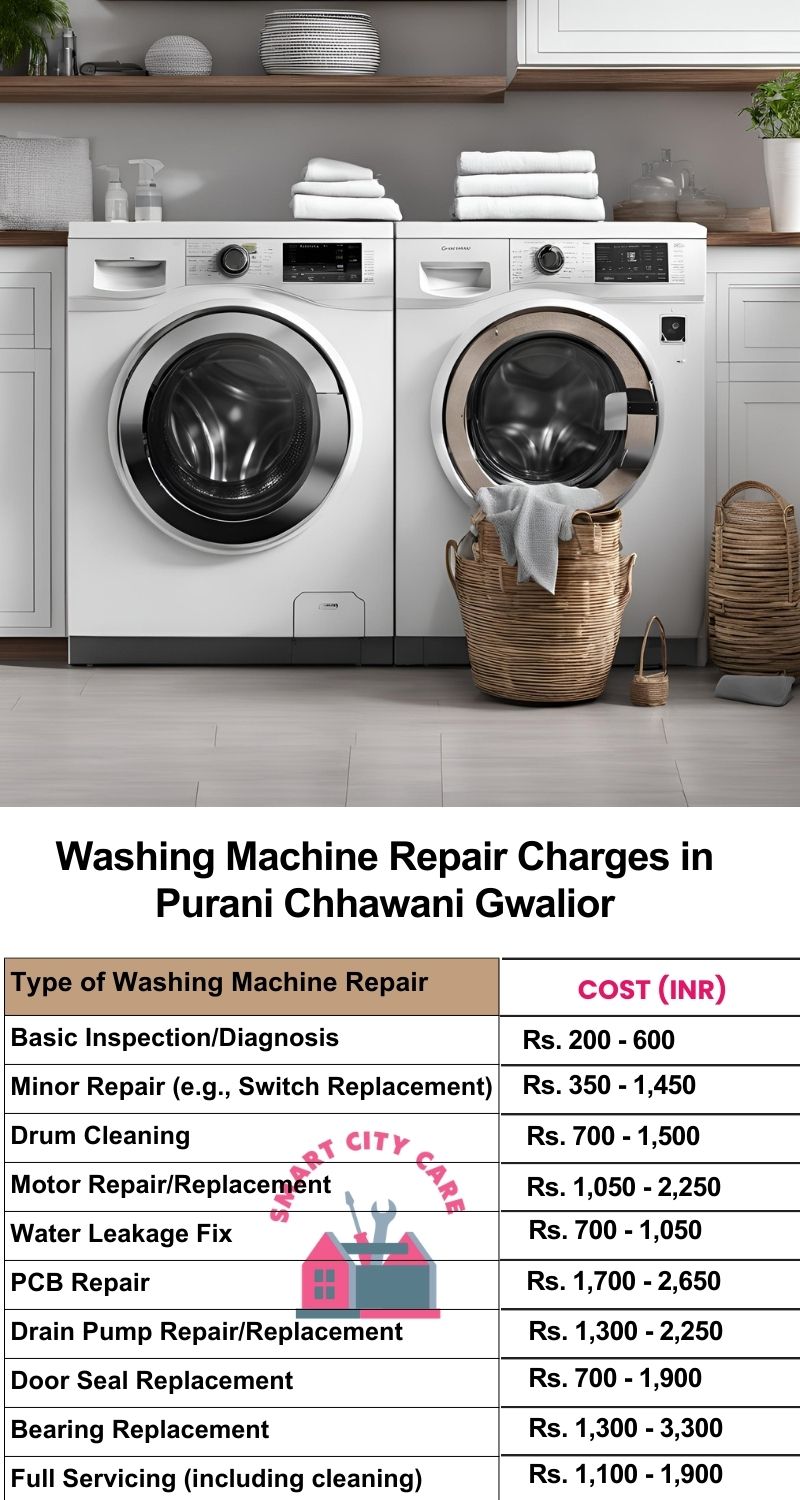 Washing Machine Repair Services Charges in  Purani Chhawani ,Gwalior 