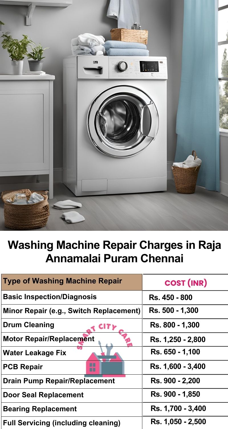 Washing Machine Repair Services Charges in  Raja Annamalai Puram ,Chennai 