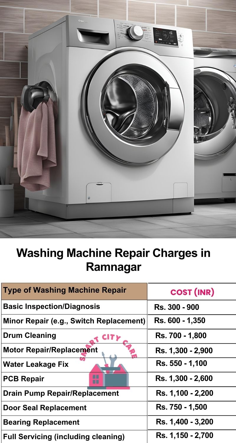 Washing Machine Repair Services Charges in Ramnagar