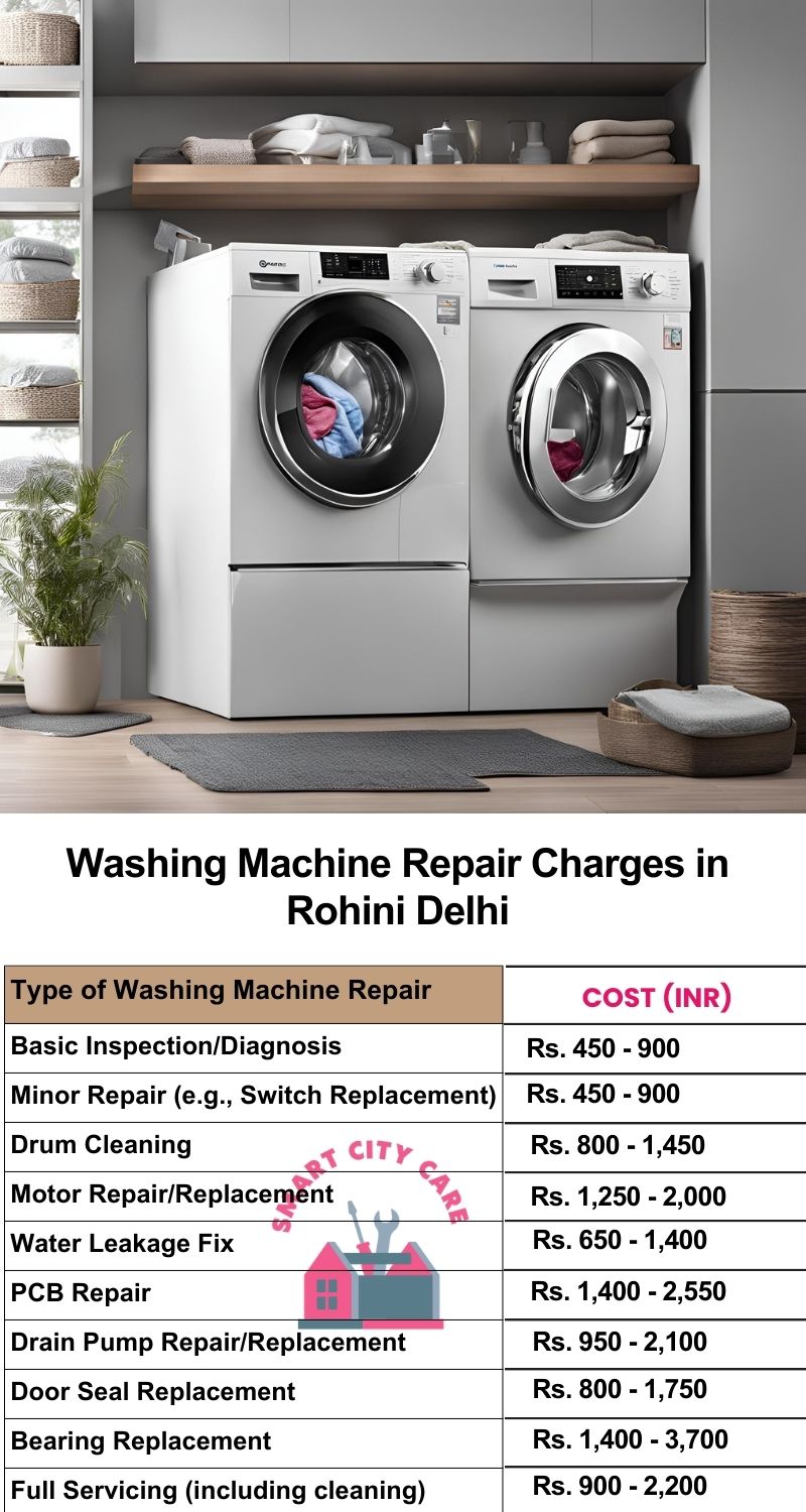 Washing Machine Repair Services Charges in  Rohini ,Delhi 