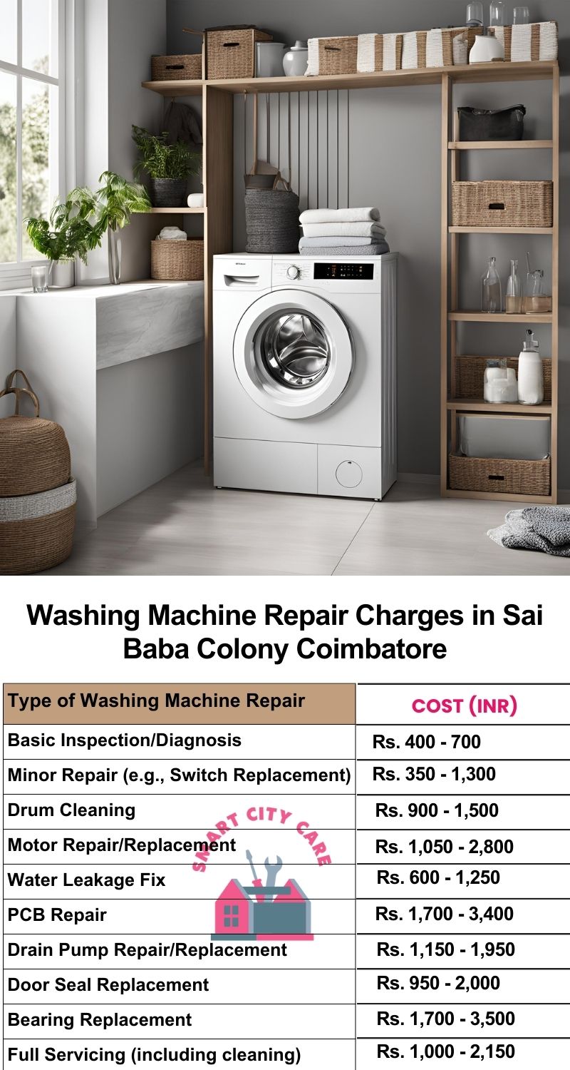 Washing Machine Repair Services Charges in  Sai Baba Colony ,Coimbatore 