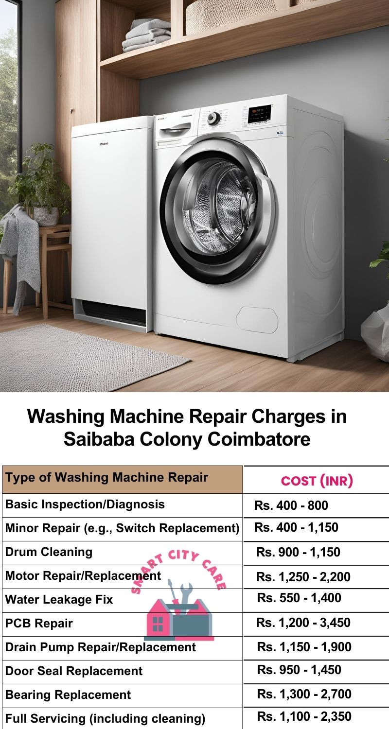 Washing Machine Repair Services Charges in  Saibaba Colony ,Coimbatore 