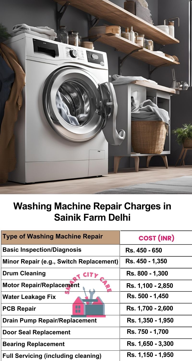 Washing Machine Repair Services Charges in  Sainik Farm ,Delhi 