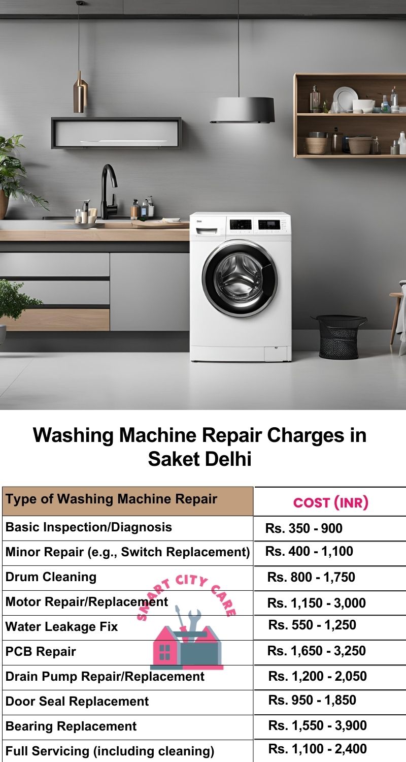 Washing Machine Repair Services Charges in  Saket ,Delhi 