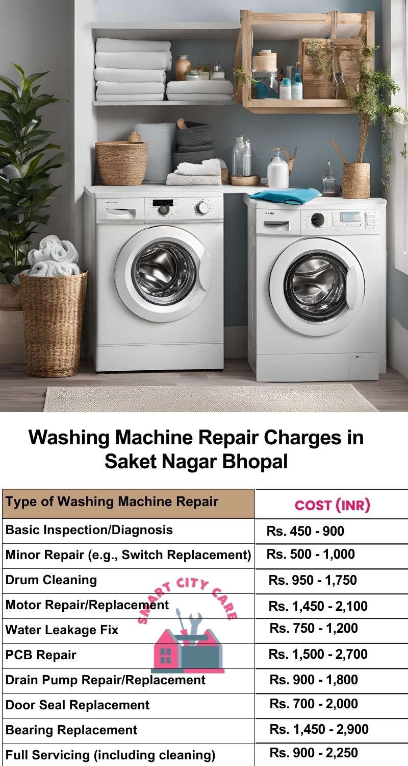 Washing Machine Repair Services Charges in  Saket Nagar ,Bhopal 