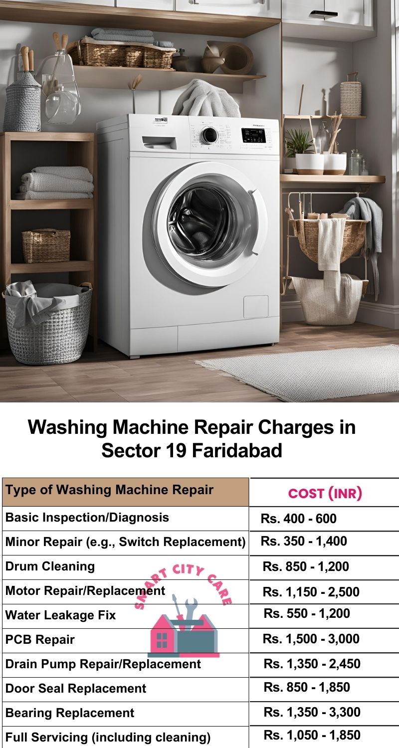 Washing Machine Repair Services Charges in  Sector 19 ,Faridabad 