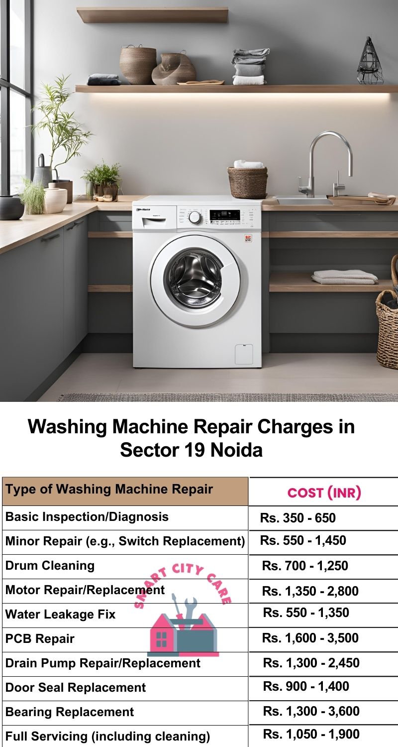 Washing Machine Repair Services Charges in  Sector 19 ,Noida 