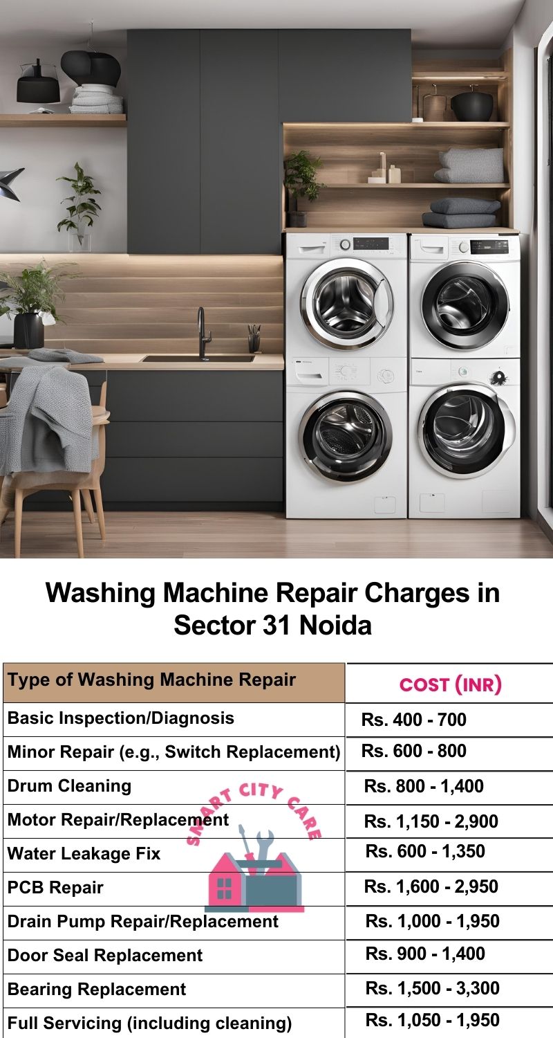 Washing Machine Repair Services Charges in  Sector 31 ,Noida 