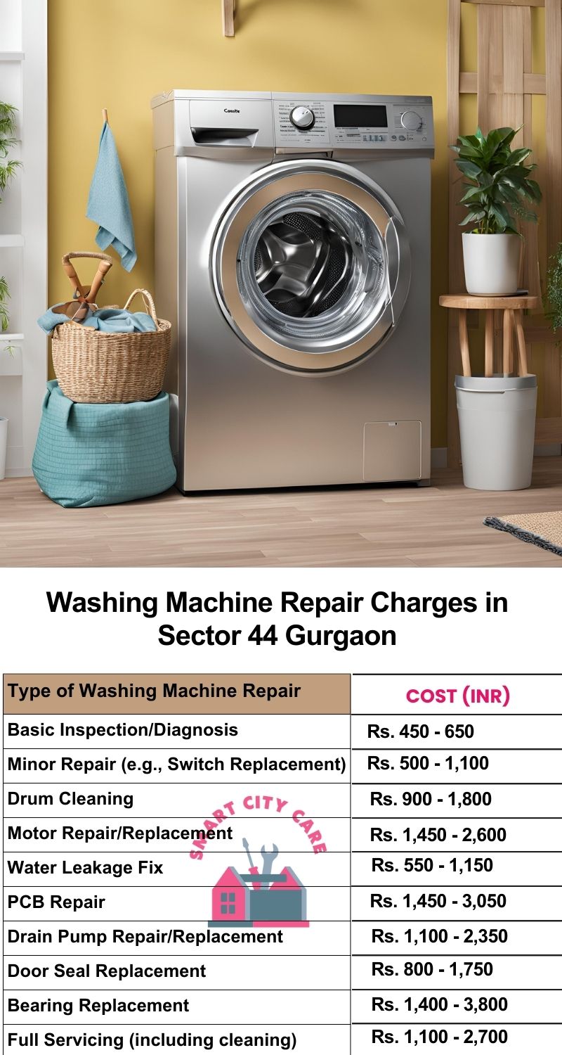 Washing Machine Repair Services Charges in Sector 44 ,Gurgaon