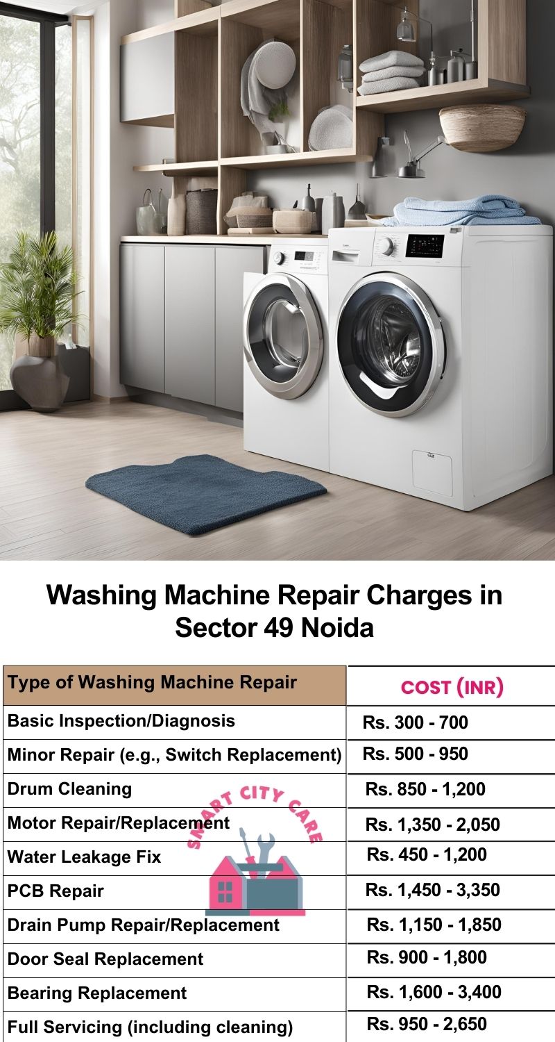 Washing Machine Repair Services Charges in  Sector 49 ,Noida 