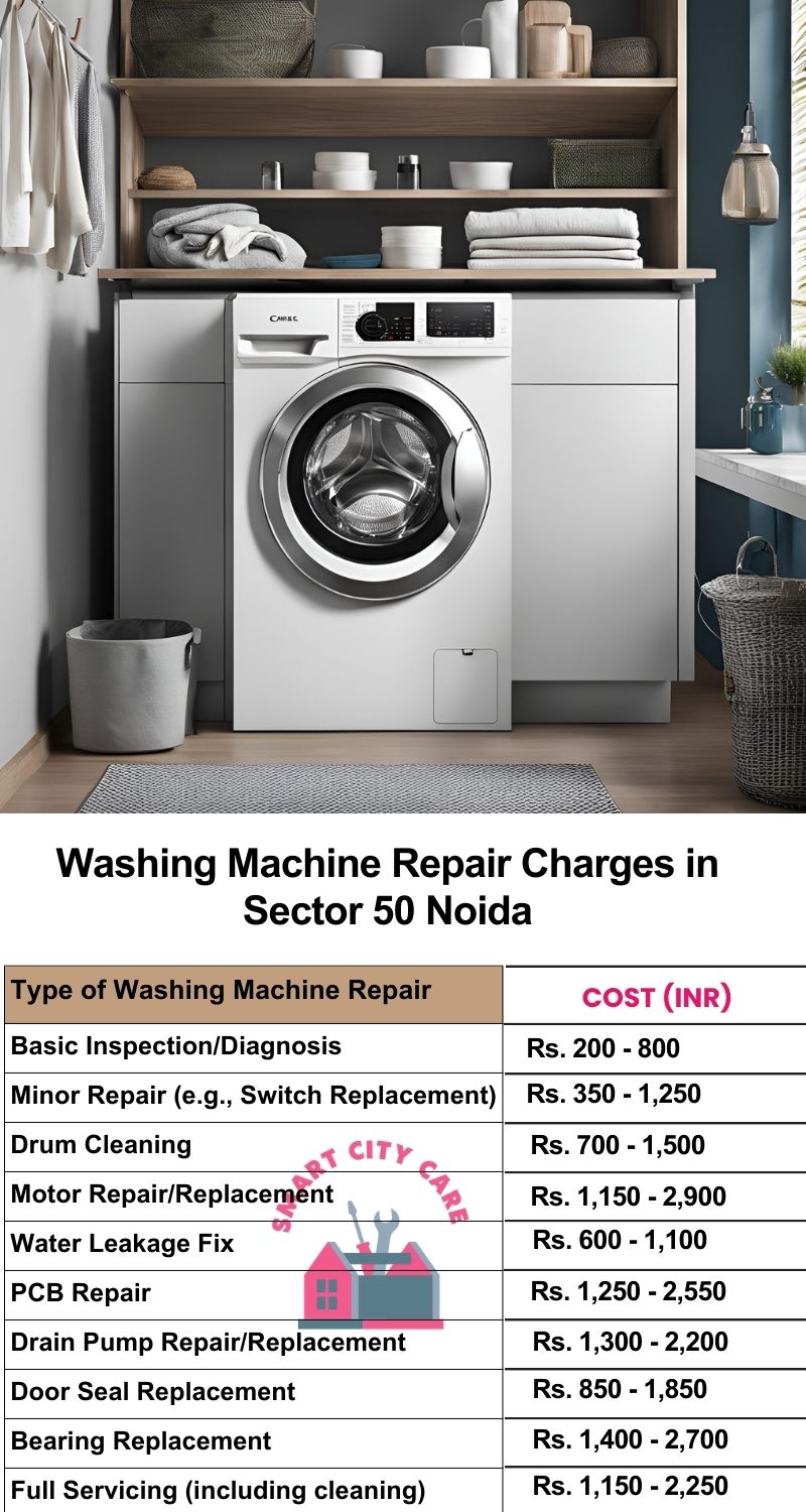 Washing Machine Repair Services Charges in  Sector 50 ,Noida 