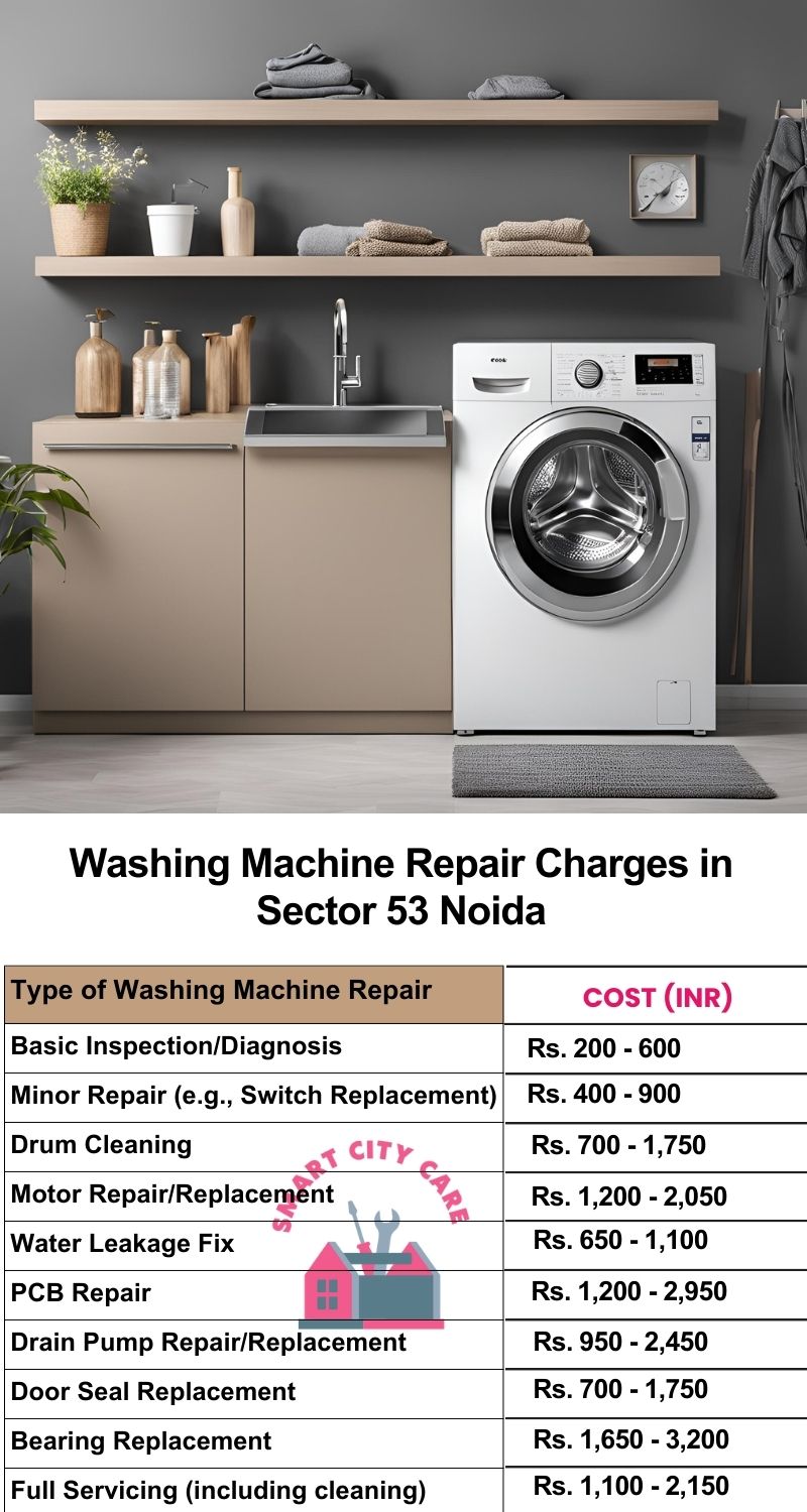 Washing Machine Repair Services Charges in  Sector 53 ,Noida 