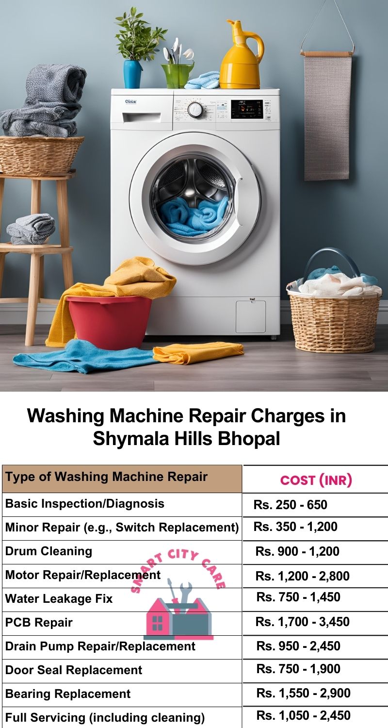 Washing Machine Repair Services Charges in  Shymala Hills ,Bhopal 