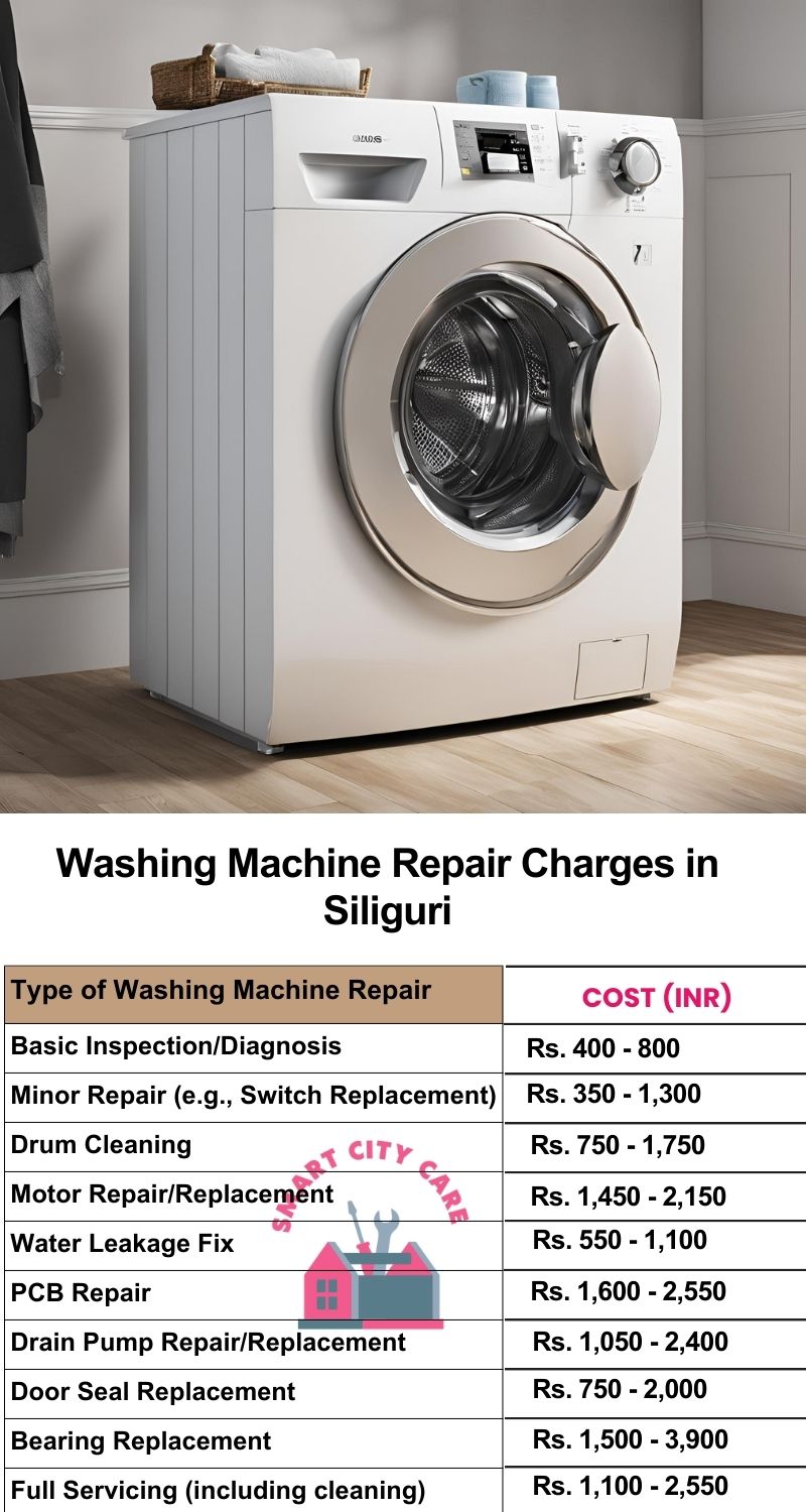 Washing Machine Repair Services Charges in Siliguri