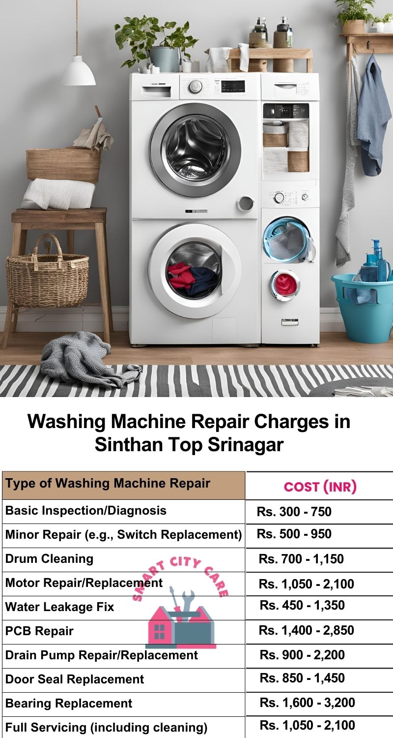 Washing Machine Repair Services Charges in  Sinthan Top ,Srinagar 