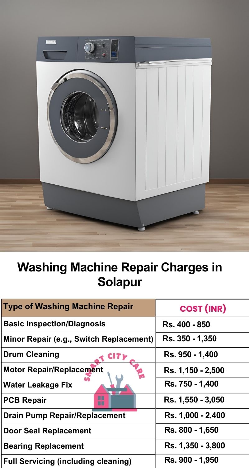 Washing Machine Repair Services Charges in Solapur