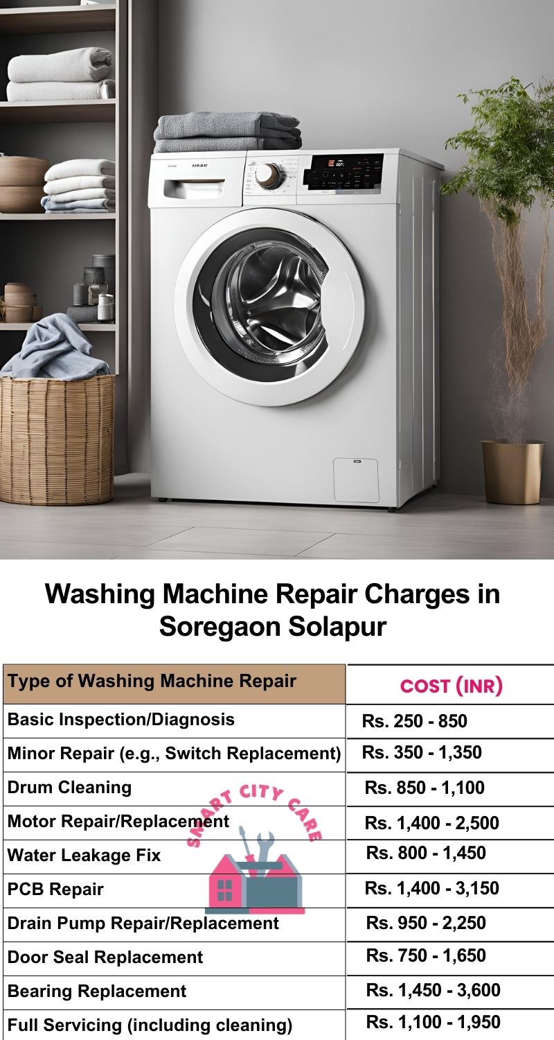 Washing Machine Repair Services Charges in  Soregaon ,Solapur 