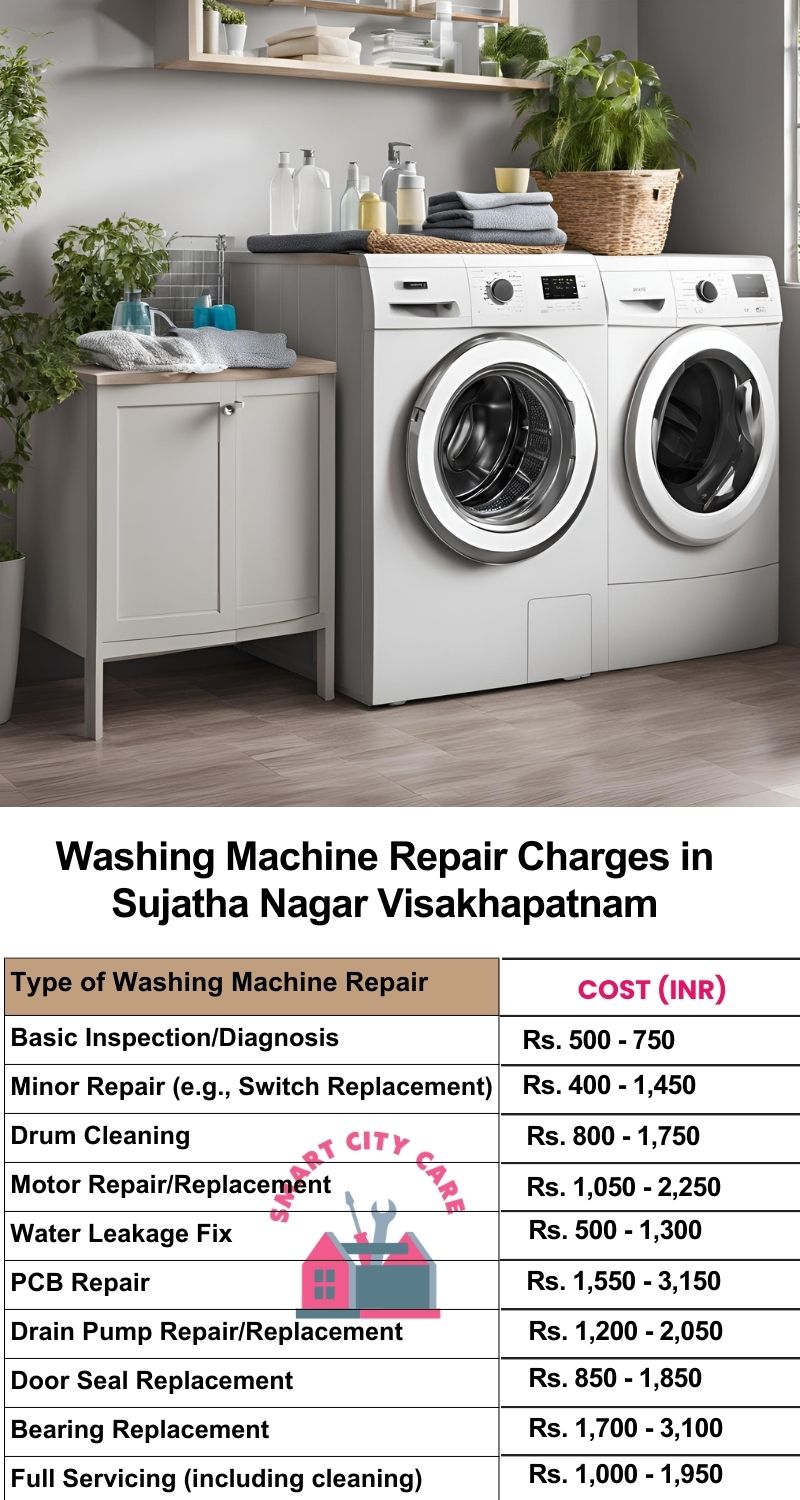 Washing Machine Repair Services Charges in  Sujatha Nagar ,Visakhapatnam 