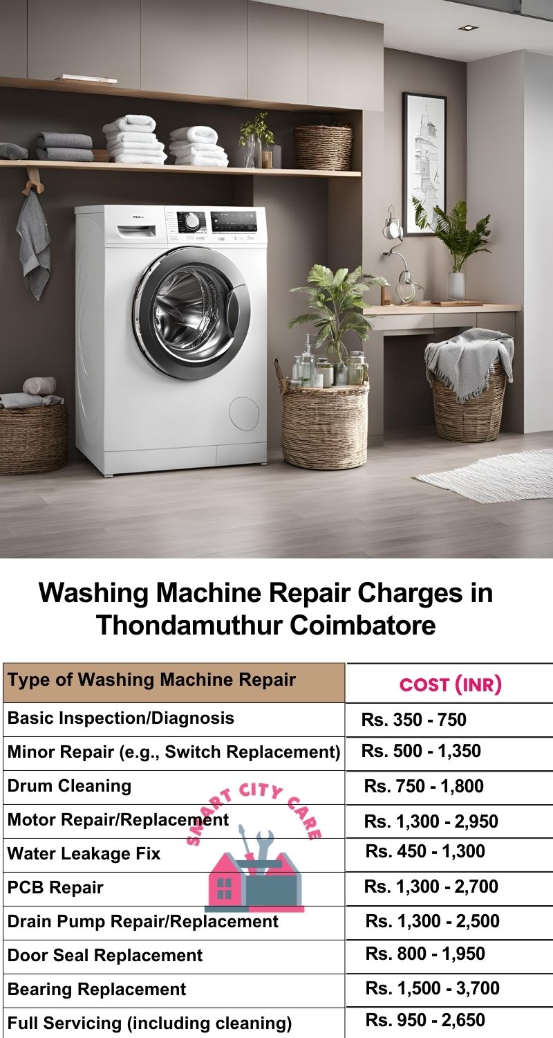 Washing Machine Repair Services Charges in  Thondamuthur ,Coimbatore 